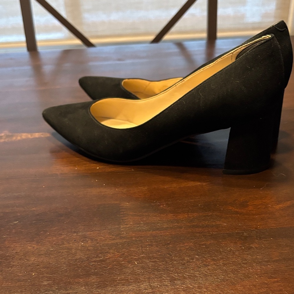 Marc Fisher Black Suede Pumps, size 8